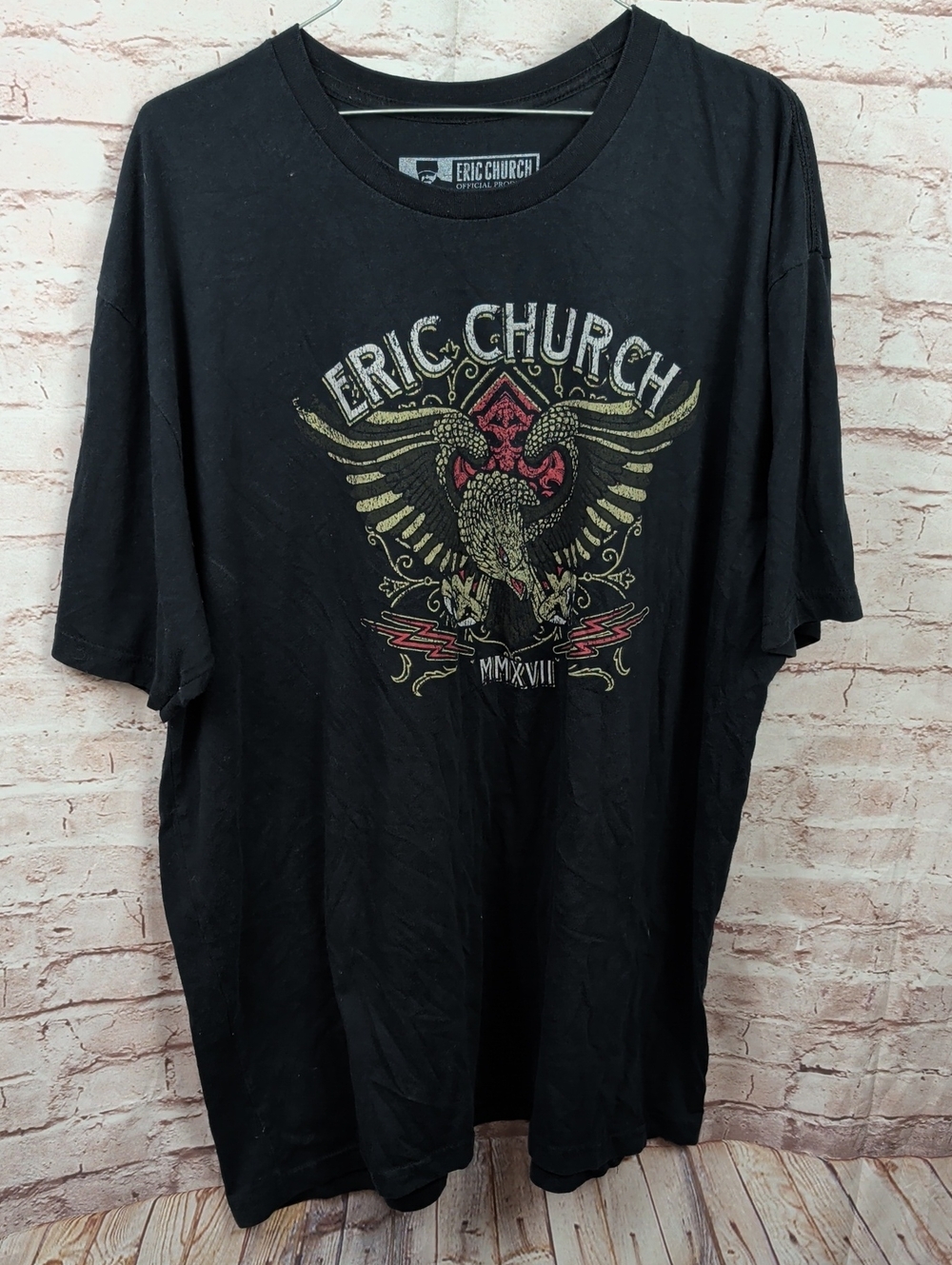Eric Church - MMXVII - “Holdin’ My Own” Tour - Black Tee Shirt XXL